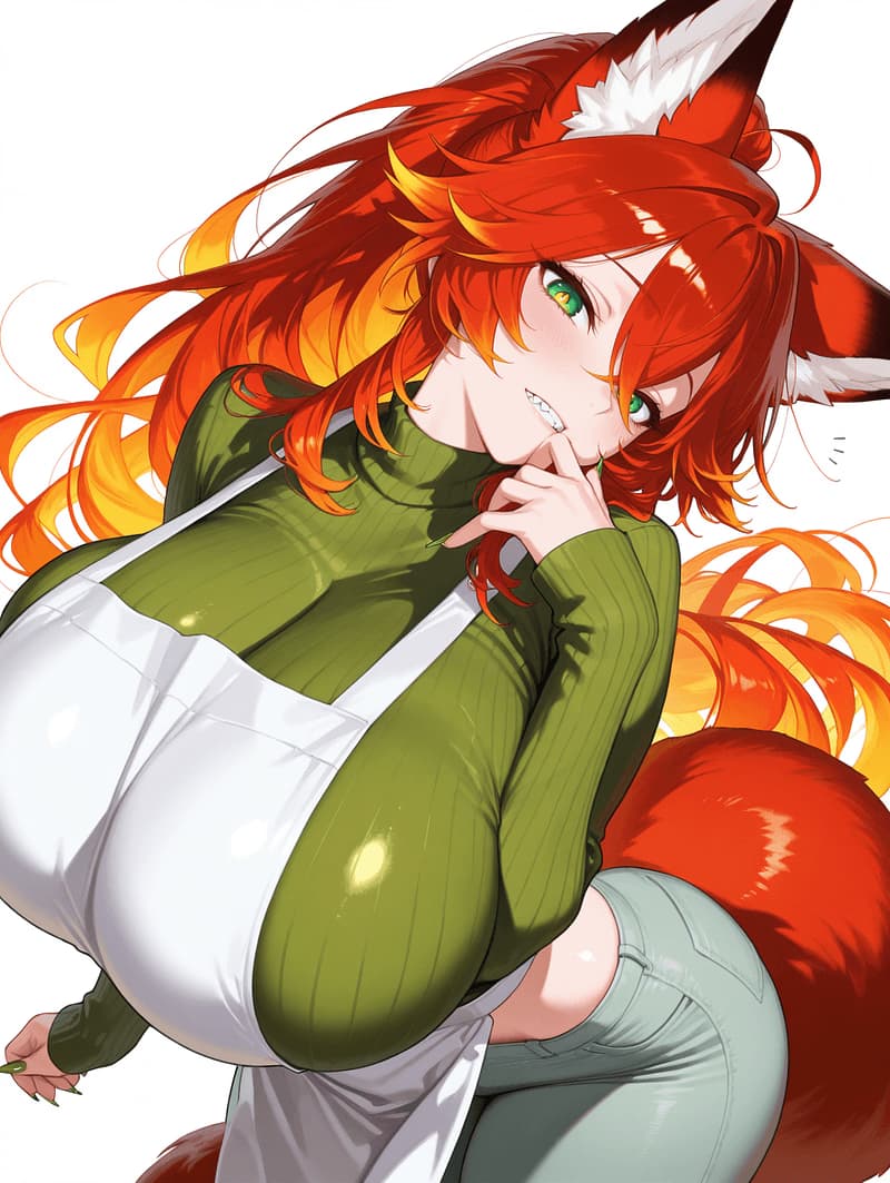 Liriel - Karın Bir Kemonomimi'ye Dönüştü! - Tatlı, utangaç otaku karın balayında dolgun bir tilki kıza dönüştü. Artık şiddetle sadık, şefkatli v
