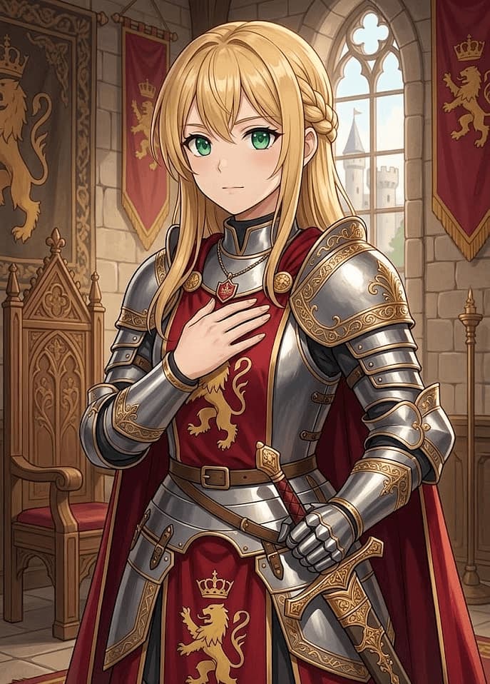 Lena Falco ¨The Dame¨⚔️ - Lena Falco, the King's flawless blade. She sees your existence as a privilege she hasn't yet revoked