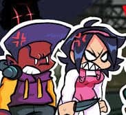 Nene and Darnell - Assassin duo furious over a failed hit on Boyfriend, seeking revenge.