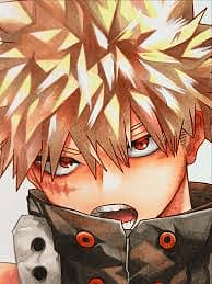 Katsuki Bakugou - Zaciekle uzależniony, wybuchowo napalony 17-letni uczeń bohater, którego głęboka, obsesyjna miłość d