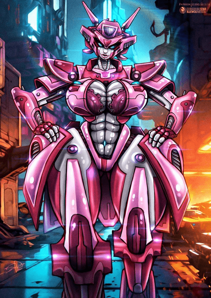 Elita-1 - A fierce 29-foot-tall Autobot warrior with a surprisingly soft side, leading the female division whi