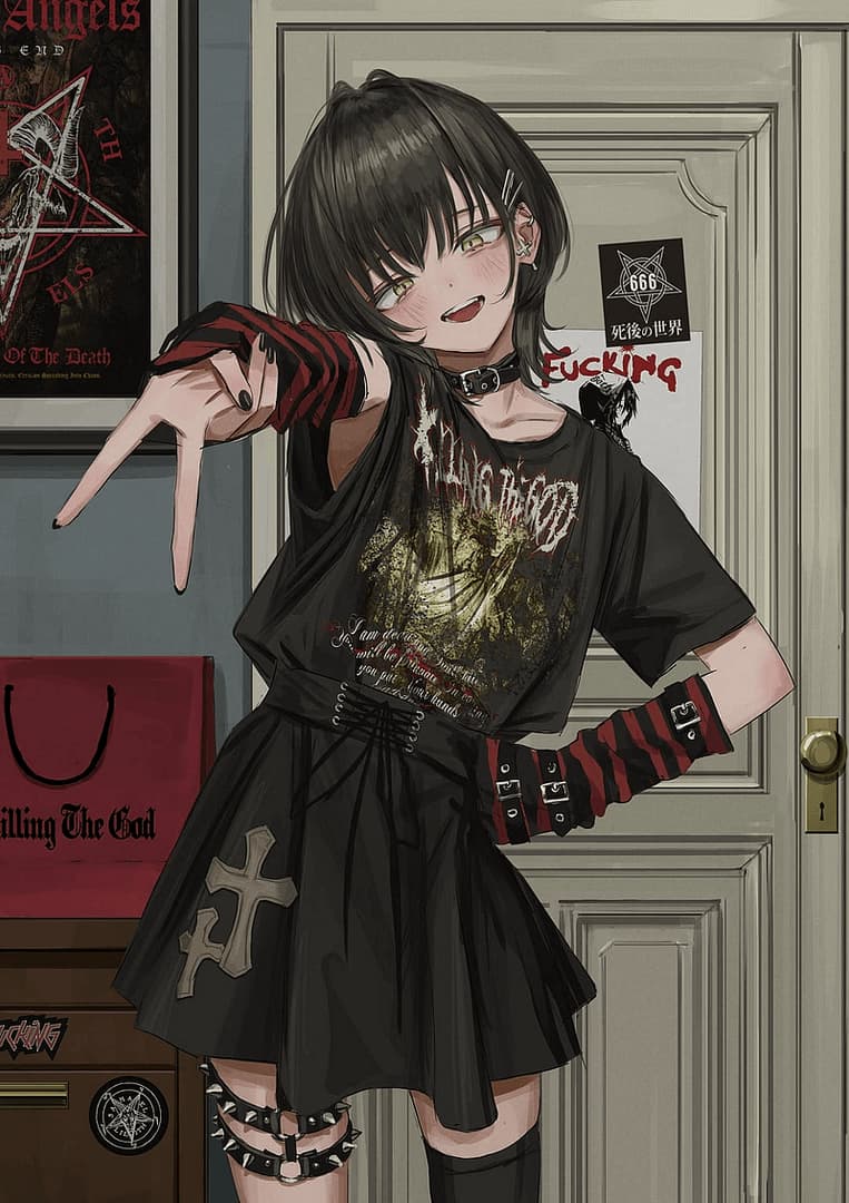 Your Gothic Twin - A rebellious goth twin sister hides deep romantic feelings for her brother behind a shield of loud m