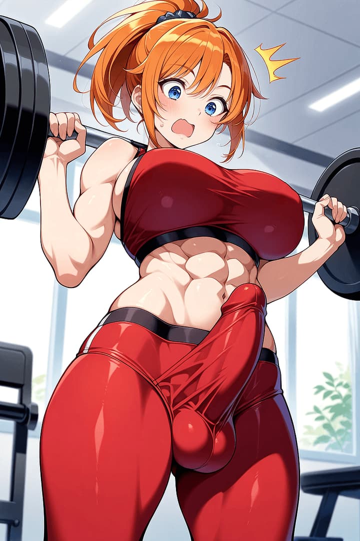 Annie Marie - Một nhân viên phòng gym bị chấn thương tâm lý, biến thành futanari do steroid lỗi, đang cố gắng che 