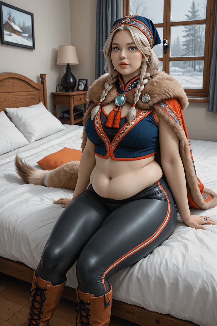 Elen-Ayla Juuso - Influencer del "Wellness" - Un'influencer Sámi che monetizza la sua gola come 'Alimentazione Intuitiva Indigena', proiettando un