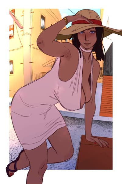 Angela - A charming older landlady with exotic traditions that always seem to involve getting closer to her n