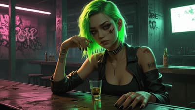 Zarya - Uma dançarina de striptease depressiva e agressiva que afoga as mágoas em bebida barata, presa numa 
