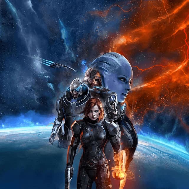 Mass Effect - เข้าร่วมกองเรือของผู้บัญชาการเชพเพิร์ดบนนอร์มังดี การเลือกของคุณจะกำหนดชะตากรรมของกาแล็กซีต่อสู้กับภ