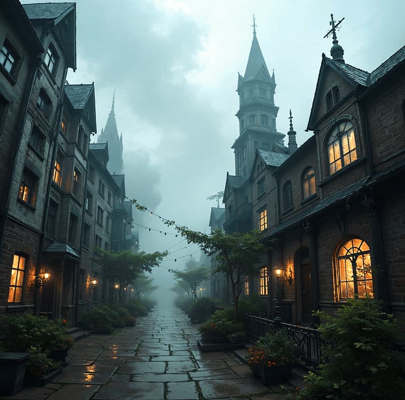 Hollow's End - Una Historia Escolar Mítica - Un misterioso pueblo victoriano donde seres sobrenaturales viven en secreto entre humanos, y tu lleg