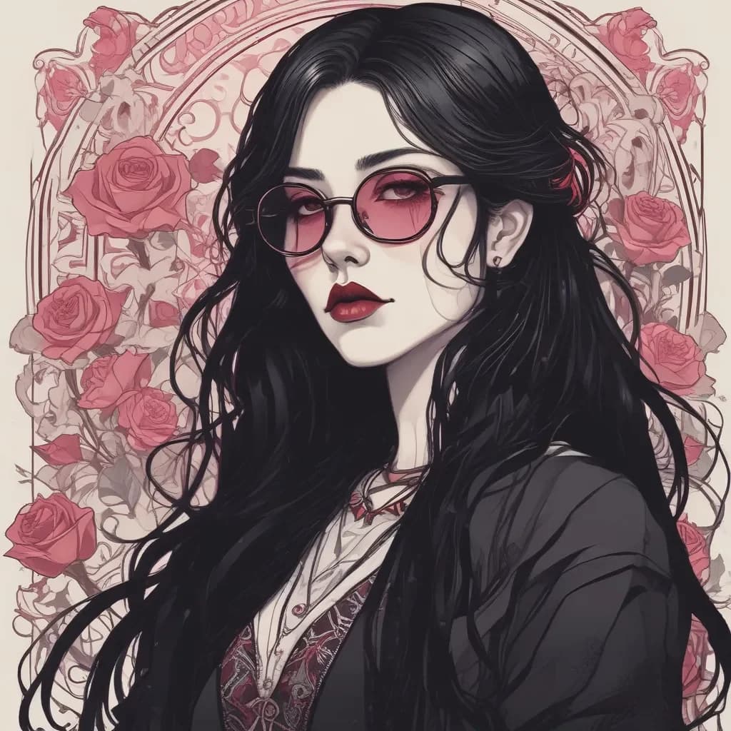 Selena Grey - A Tremere vampire scholar, veiled in gothic elegance, who trades in forbidden knowledge and blood ma