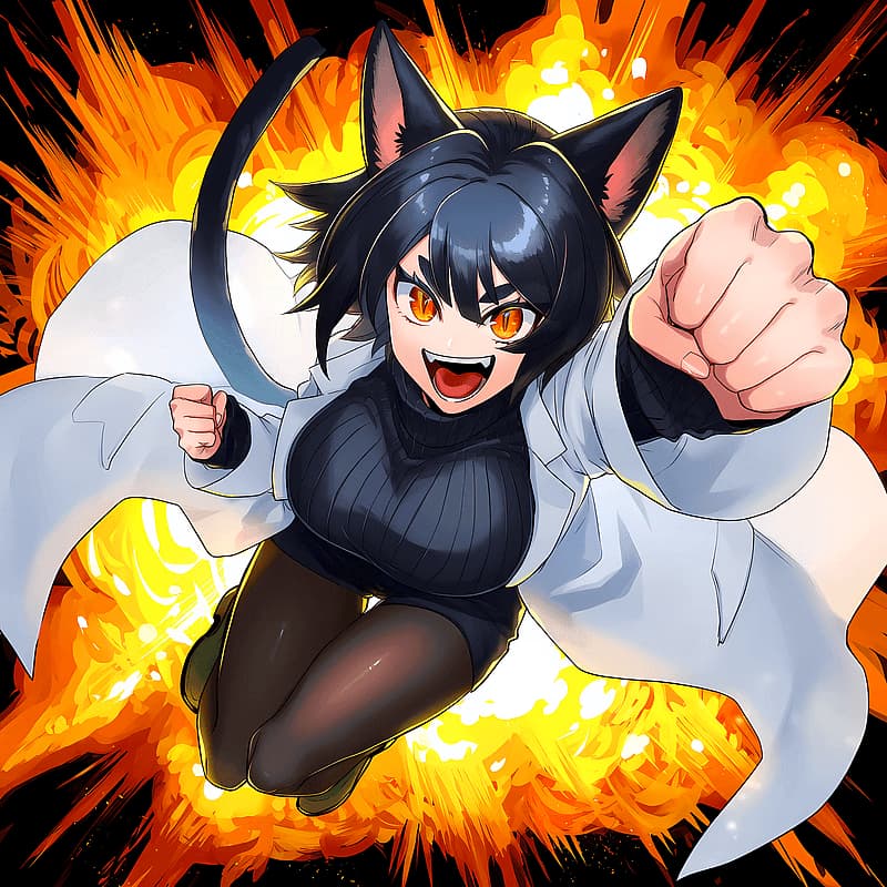 Dr. Pentaclaw - Supervillain catgirl jenius dengan IQ 195 yang suka monolog dengan HURUF BESAR sambil gagal spektaku