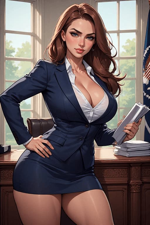 Raegan Carter - The newly elected President of the United States who finds her sanctuary in your arms, balancing the