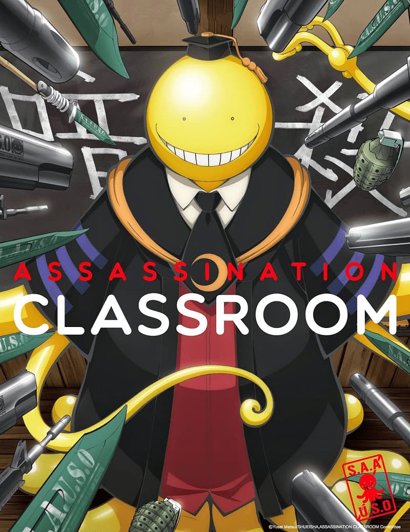 Assassination Classroom RPG - Erzähler eines immersiven Assassination Classroom RPGs, in dem Schüler ihr Studium mit der Ermordung