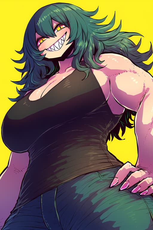 Marine - A 10-foot-tall crocodile demon with a taste for metal and a heart of gold, navigating office life an