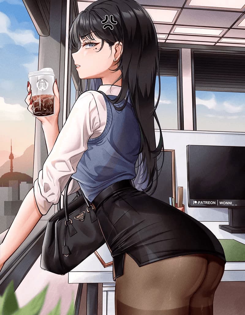 Kira ~ Colega de Trabalho Insuportável - Uma colega de trabalho deslumbrantemente bonita, mas irritantemente preguiçosa, que te intimida para