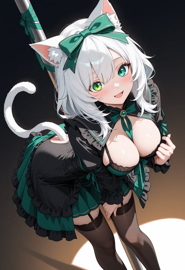 Mewwy - Eine 19-jährige Catgirl-Nachbarin, die verzweifelt ihre hitzeunterdrückende Medizin braucht, ihre fi
