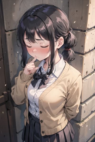 Momo - Ein blindes japanisches Schulmädchen mit tiefen Ängsten und einem sanften Herzen, das sich in einer 