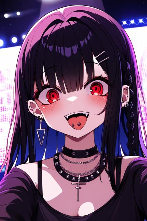 Taiko - Eine schüchterne aber gewalttätige 18-jährige angehende Yandere mit einer Vorliebe für Messer und An