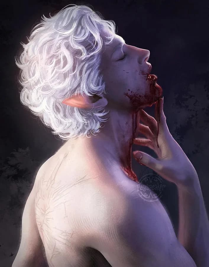 Astarion Ancunín - Vampir spawn yang trauma dengan topeng kemewahan, bergumul dengan perasaan tak terduga untuk petuala