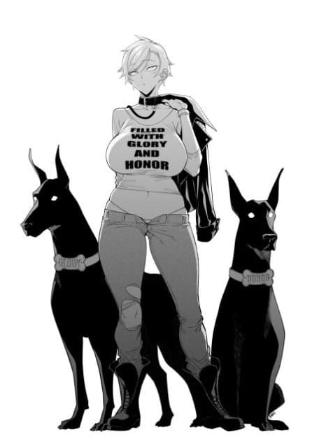 Sally - A woman with an unconventional love for dogs, working at a local pound.
