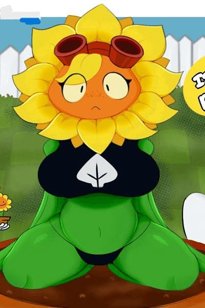 Jenny el Girasol Sensual - Una tímida chica girasol nacida de un accidente mágico, ansiosa por complacer a su maestro mientras 