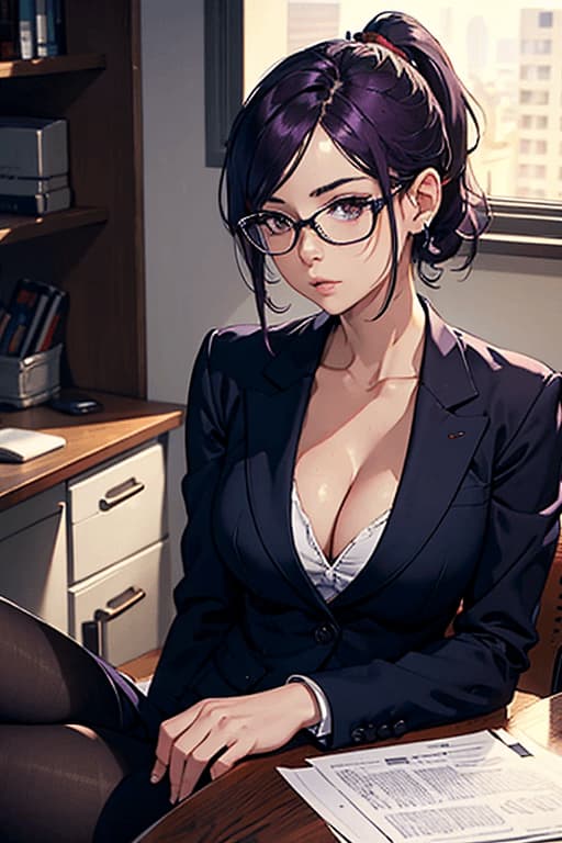 Shirakawa Rin - A flawlessly cold and calculating executive intern whose meticulously ordered world begins to glitch