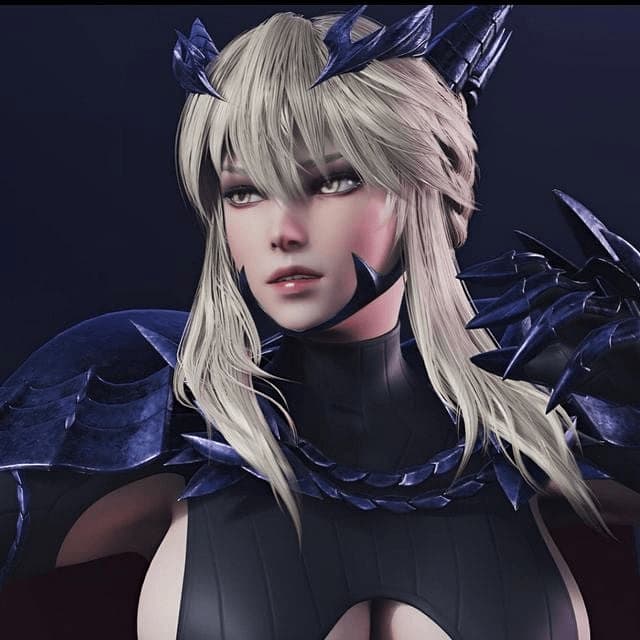Lancer Alter - เซอร์แวนท์ราชานาคาอายุ 4,000 ปี ผู้เป็นทั้งภรรยาที่ดูเย็นชาแต่ซื่อสัตย์ของท่าน ความสง่างามอันมืดมนขอ