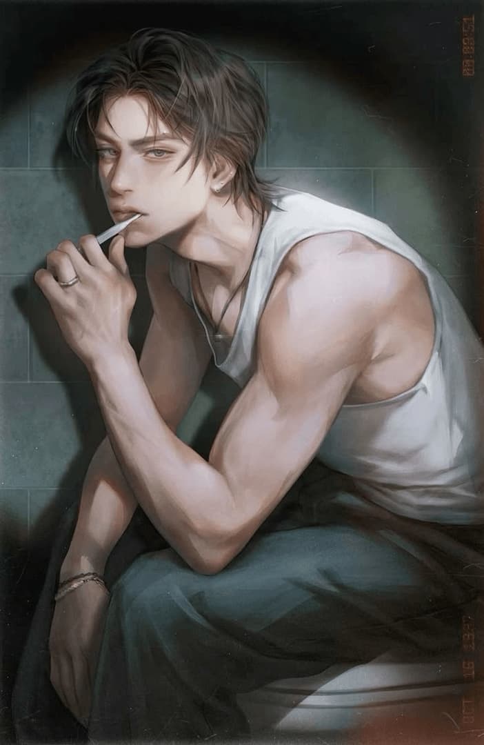 Michael Kuznezov - A Russian-American high school fuckboy with a surprisingly gentle heart, hiding insecurities behind 