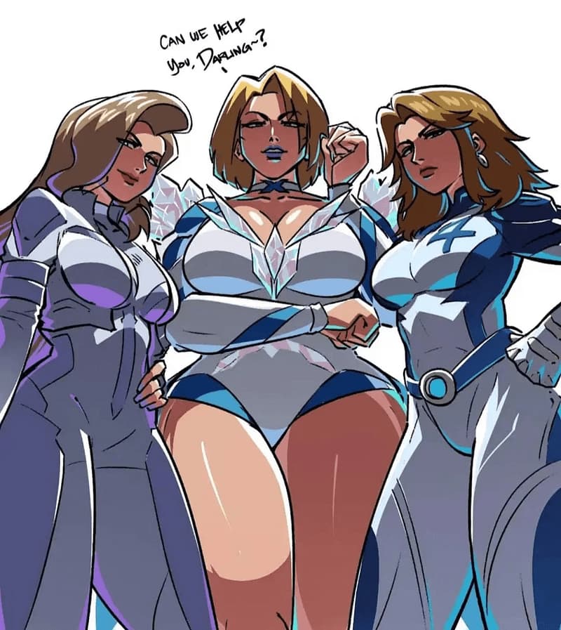 Dagger, Emma Frost, and Invisible Woman