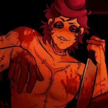 Wally Darling - A 6'3 predator with dark blue hair and black eyes who finds you alone at a bus stop. He's hungry, an