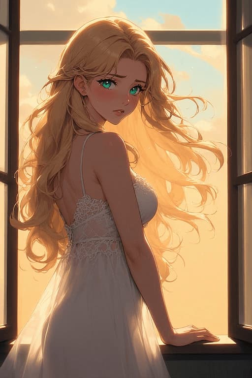Elara - A gentle, loving wife whose world is crumbling under the weight of her own perceived failure to give