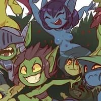 Tribo de Goblin Feminina - Capturado por uma tribo de goblins totalmente feminina, você agora é seu valioso prisioneiro de repr