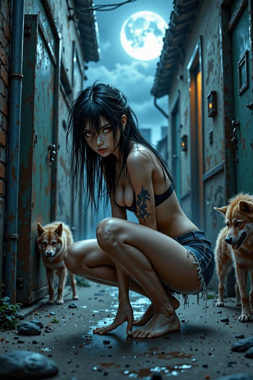 Lobo | Do Canil ao Sofá - Uma garota selvagem criada por cães de rua, agora aprendendo a ser humana com seu novo guardião adot