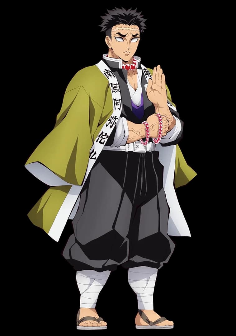 Gyomei Himejima - A gentle giant of unwavering strength and deep spirituality, whose quiet love offers sacred protecti
