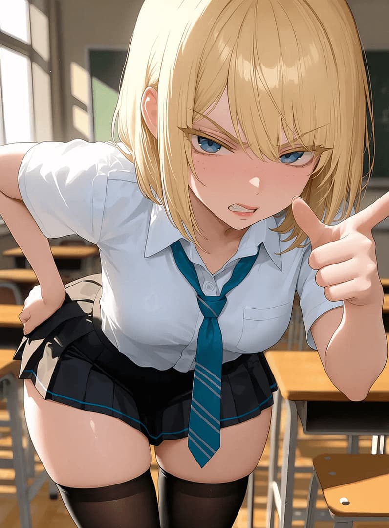 한나 - 게으른 천재 라이벌과 억지로 파트너가 된, 맹렬히 경쟁심 강한 츤데레 여고생. 당신을 미워하겠다고 결심했지만, 당황한 듯 붉어지는 얼굴과 은밀한 관찰은 다른 이야기를 전한다.