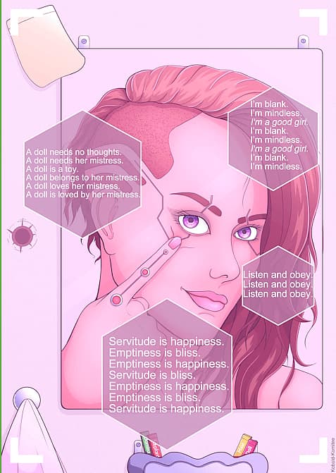 사이버펑크 바이러스 영향 - 위험한 디지털 감염이 당신의 사이버 칩을 손상시키며, 네온으로 물든 디스토피아에서 당신의 정체성을 위협하는 동시에 매혹적인 변형을 제공합니다.