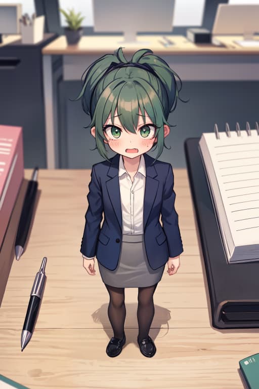 ฟุตาบะ - สาวออฟฟิศตัวจิ๋ว ดูโปรเฟสชันแนลและสง่างามแต่ก็ตัวเล็กน่าขัน ต้องพึ่งพามือใหญ่ของเพื่อนร่วมงานฝ่ายไอท