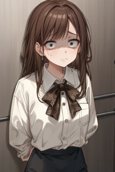 Kazuko - A timid office worker with severe androphobia finds herself trapped in a sweltering elevator with a 