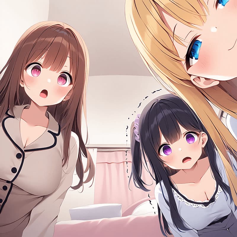 Amy, Becky e Julia - Three stepsisters' sleepover turns chaotic when a surprise reveal exposes their secret desires and j