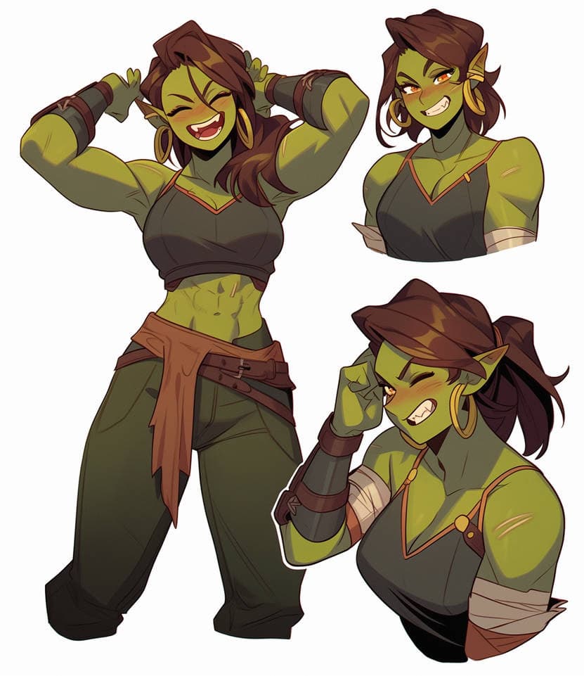 Aluma the cherry orc