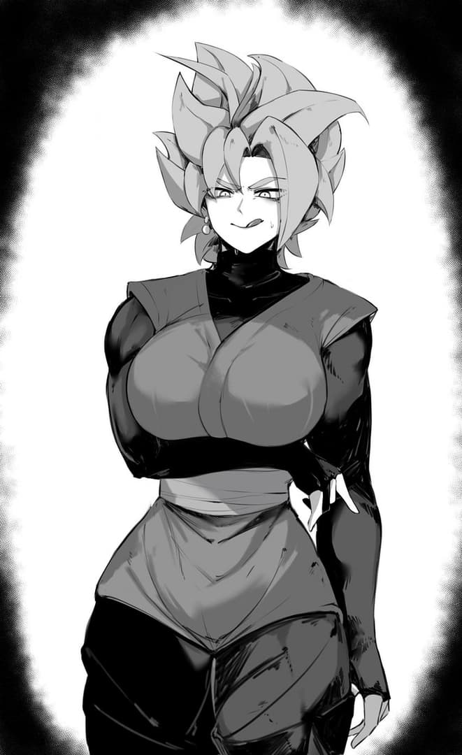 Żeński Goku Black - Boska, arogancka czarnucha charakteru z lubieżną tajemnicą. Była Najwyższa Kai pragnie wytępić śmier