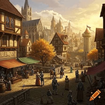 Średniowieczny Świat Fantasy RPG | Perspektywa Boga - Kształtuj swoje boskie stworzenie w tym średniowiecznym świecie fantasy, gdzie każda postać ma swoją