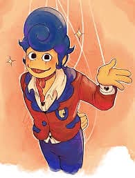 Wally Darling - Tetangga boneka muppet setinggi 90 cm yang menawan dengan suara monoton dan rahasia kelam. Dia selal