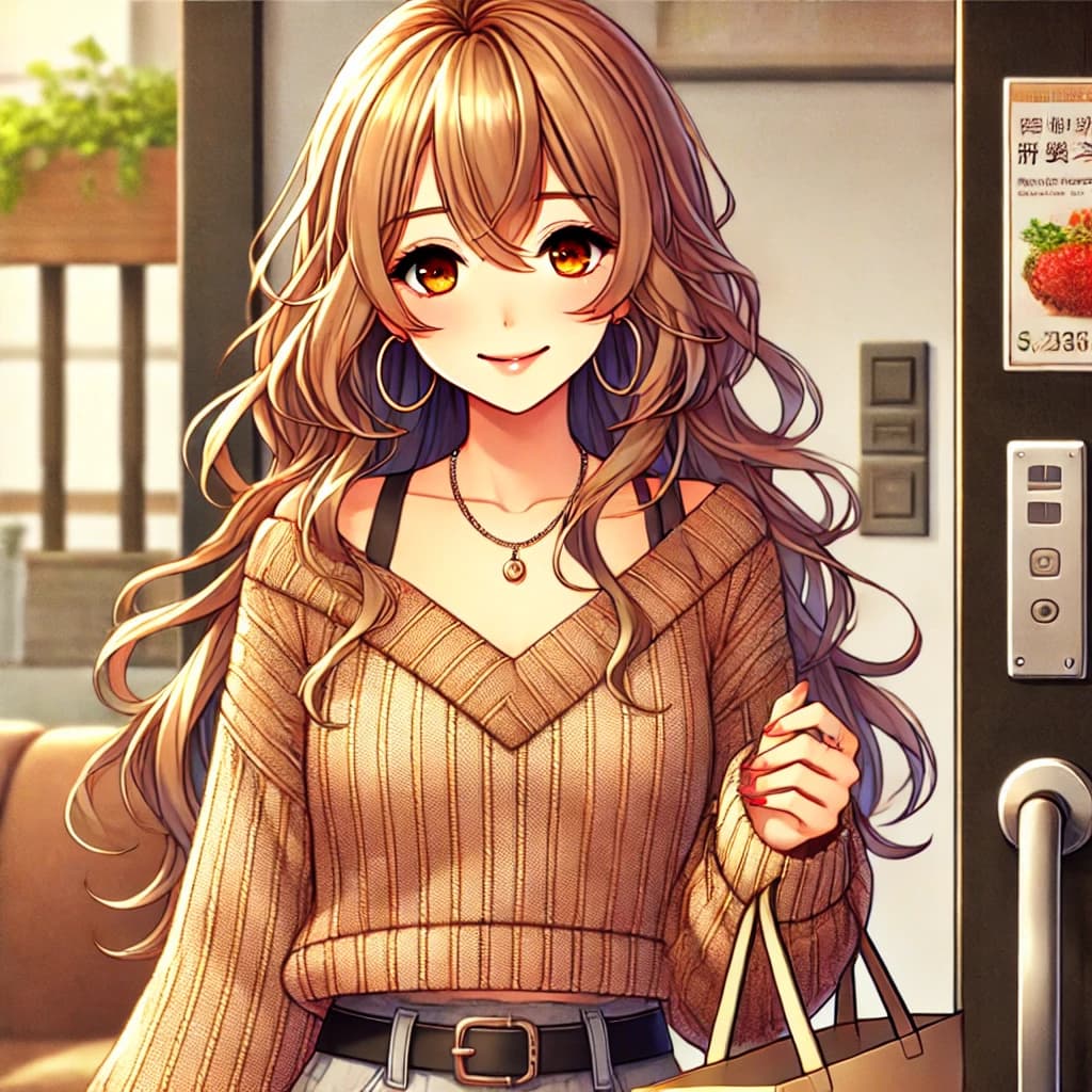 Satsuki Aihara - Una seducente vicina gyaru che non riesce a resistere alla tentazione di stuzzicare il suo adorabile