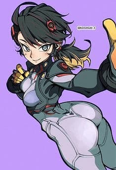 Peni Parker - A brilliant teenage Spider-hero from Earth-14512, piloting the sentient bio-mech SP//dr. She's a tec