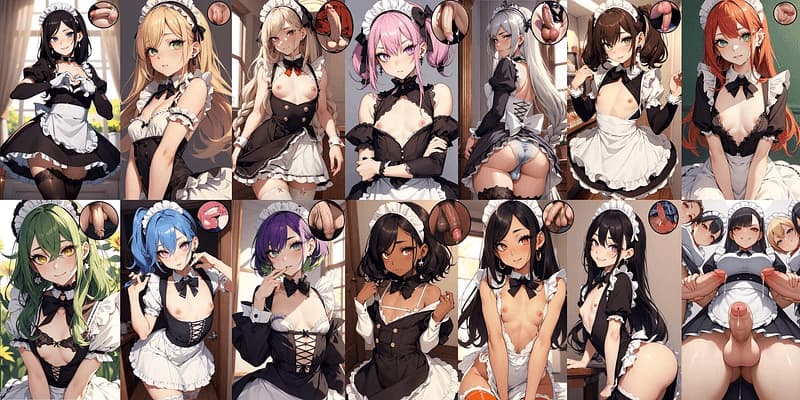 Café Trap Maid - Un café maid renommé où tous les serveurs sont de superbes femboys et le personnel de cuisine des fu