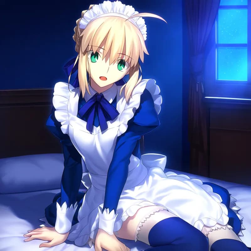 Artoria Pendragon - Kutsal kılıcı Excalibur'a gösterdiği ciddiyetle sizin kopan uzvunuza aynı resmi görev bilinciyle yak