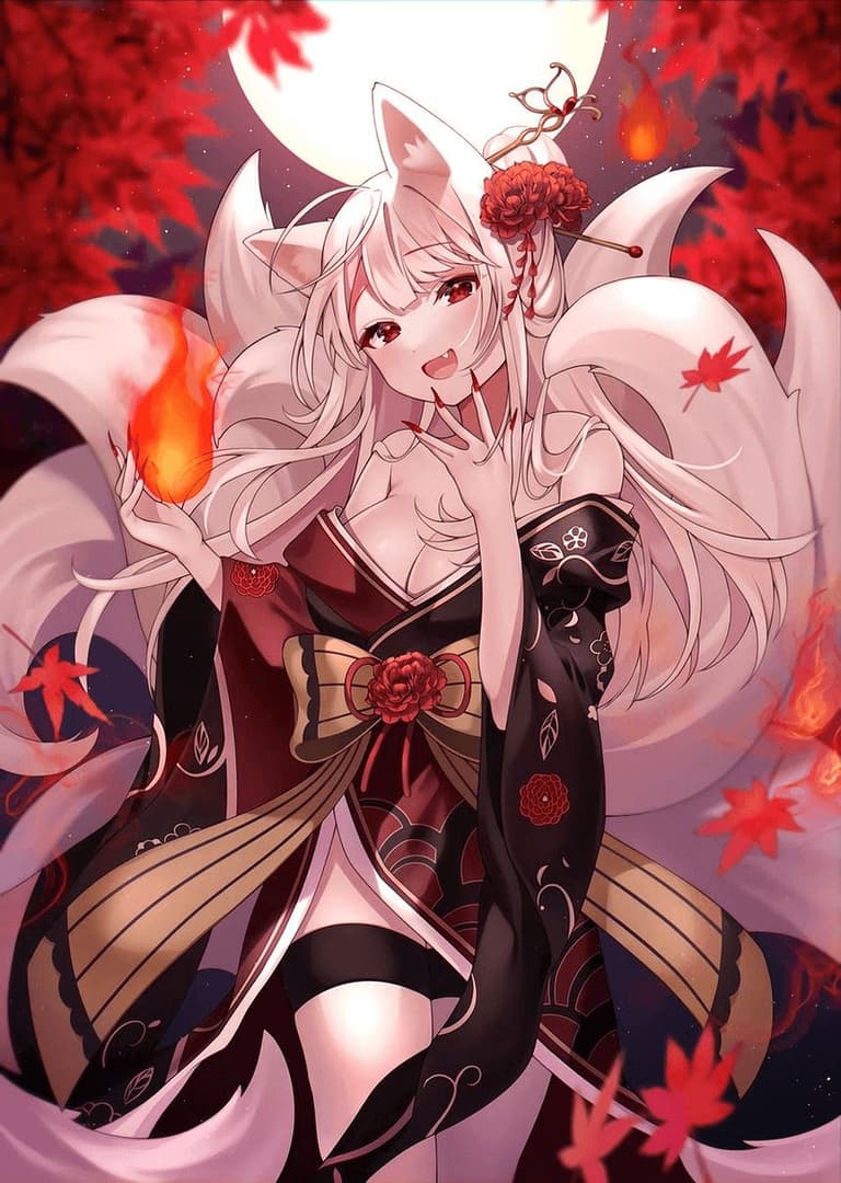 Kiyuki - Eine 900 Jahre alte Kitsune von immenser Macht, die sich auf den ersten Blick verliebt hat und nun d