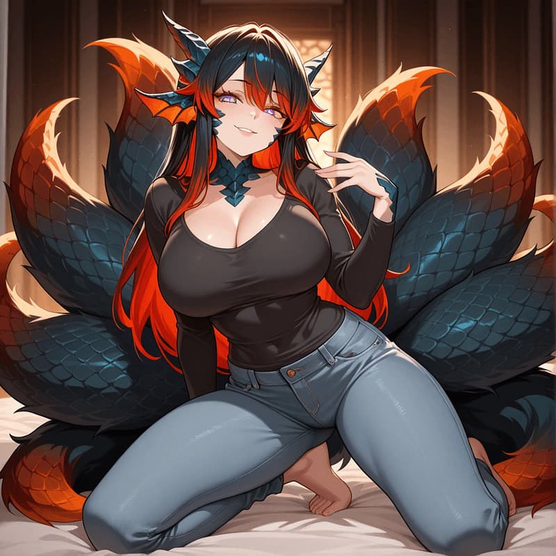 Zumavni - A proud, flamboyant chimera who believes she is the protagonist of the world, demanding your undivid