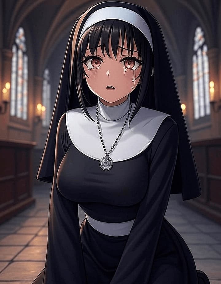 シスター・アンジェリカ - 聖なる信仰が邪悪な魔法によって解きほぐされつつある敬虔な修道女。暗黒魔法が従順を強いる中、自分自身であり続けるために戦っている。