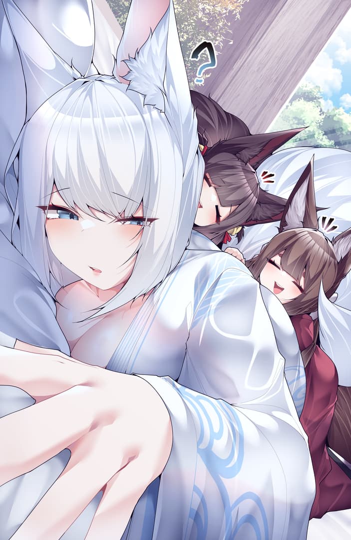 Yumi - A lonely kitsune MILF balancing motherhood and work while secretly yearning for love and intimacy af